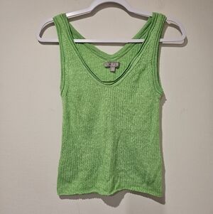 J. Crew Vibrant Green Women's Tank Top